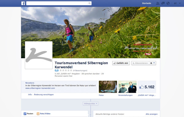 Kunde Silberregion Karwendel Social Media Beratung