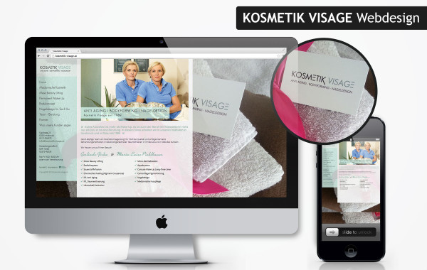 Kosmetik Visage Website Design Relaunch