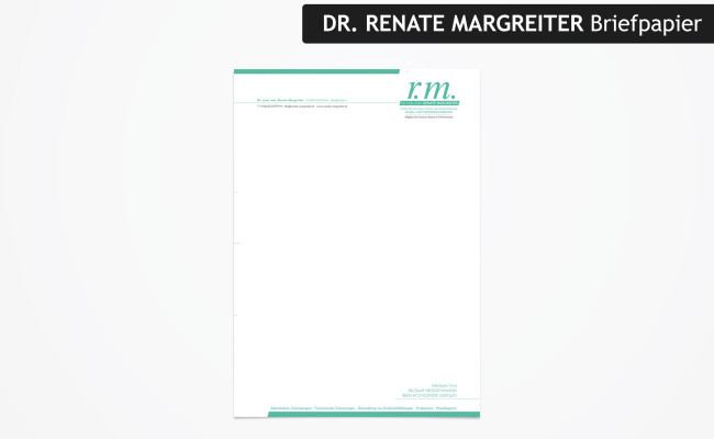 Corporatedesign Visitenkarten Briefpapier Kuverts Ärzte – Werbeagentur Tirol